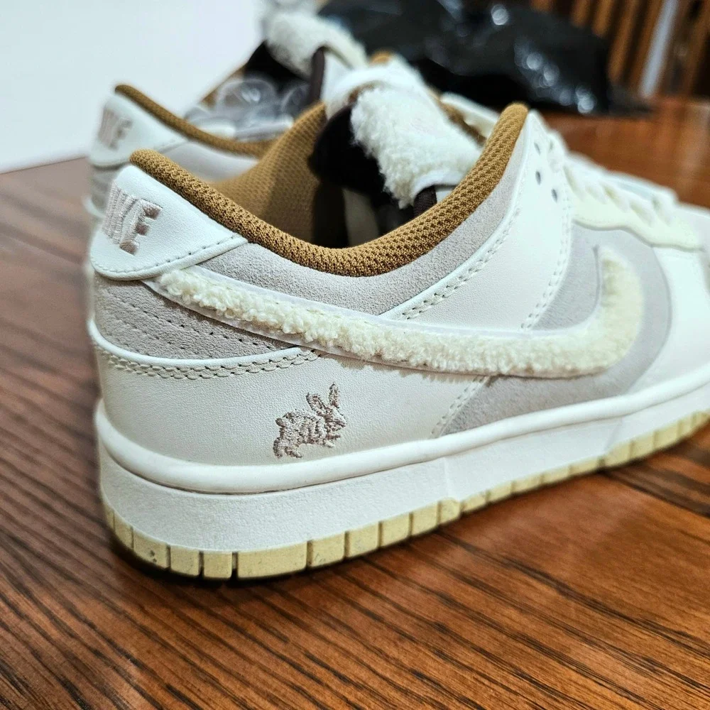 Nike Dunk Low Year of the Rabbit FD4203-211 Fossil Stone Men's 7 Women's 8.5